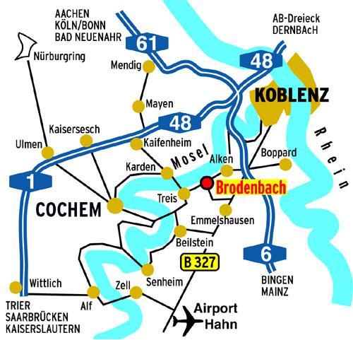 Pension "Haus Am Walde" Brodenbach, Mosel المظهر الخارجي الصورة